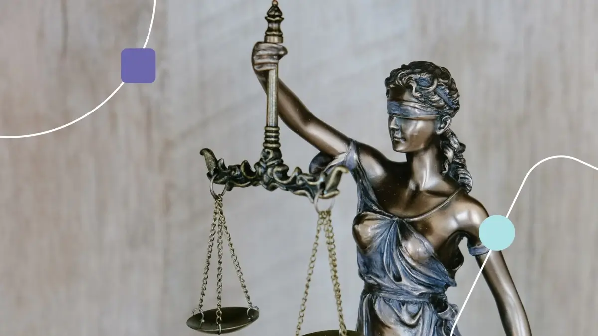 direitos dos autistas: imagem mostra uma escultura da deusa da justiça (Themis)